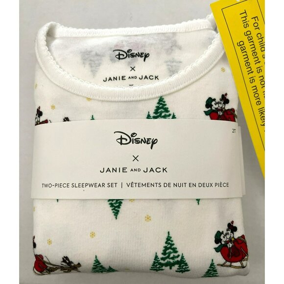 Janie and Jack Disney Mickey Mouse Size 2T Pajamas NWT - Picture 1 of 4